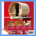 Canadian red cedar wooden room outdoor cabin barrel sauna